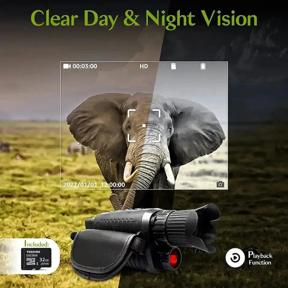 Night Vision Hunting Camera For Wildlife HD Clarity