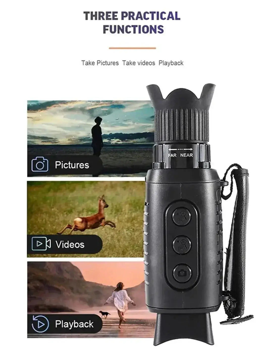 Night Vision Hunting Camera For Wildlife HD Clarity