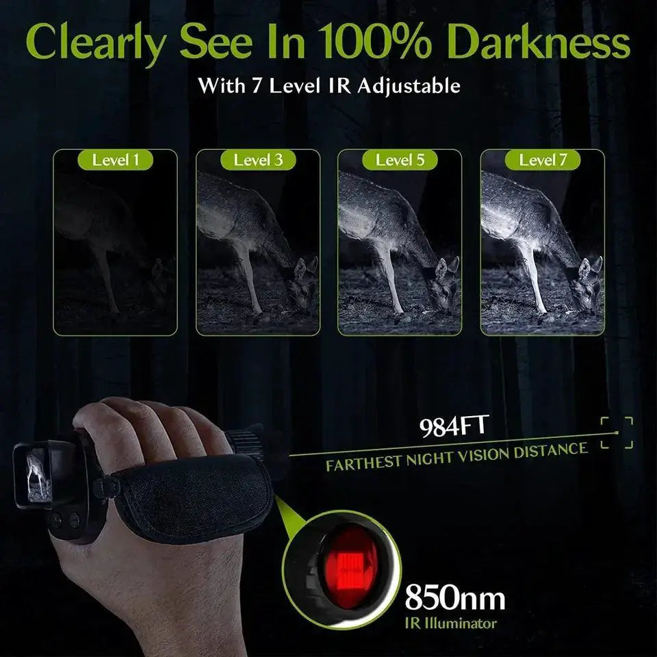 Night Vision Hunting Camera For Wildlife HD Clarity