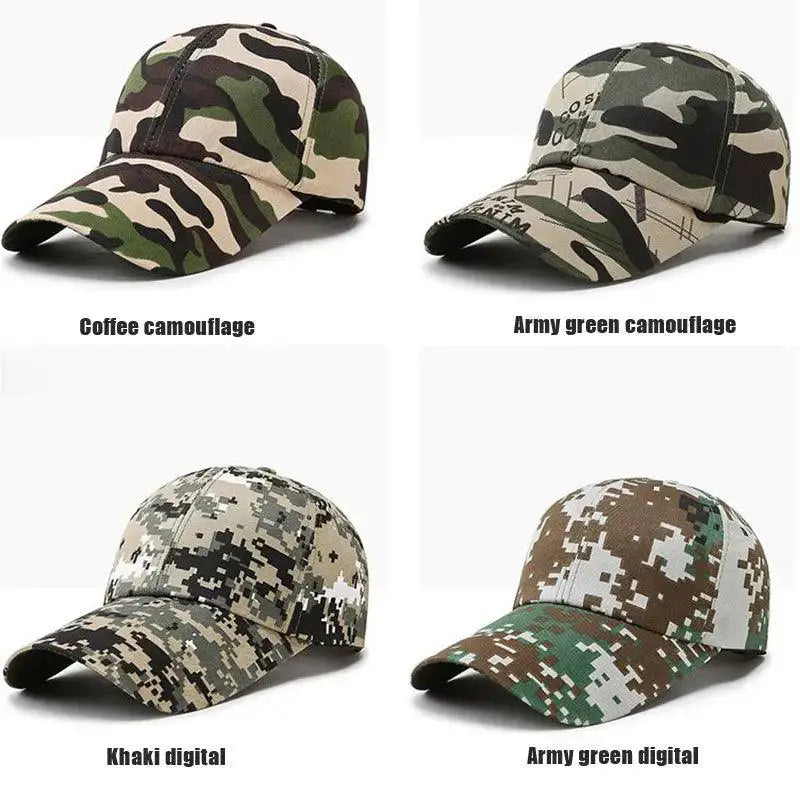 Camouflage Tactical Sun Hat For Outdoor Activities Unisex