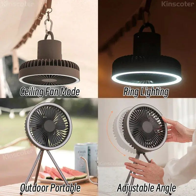 Camping Fan Portable Circulator Outdoors Stay Cool