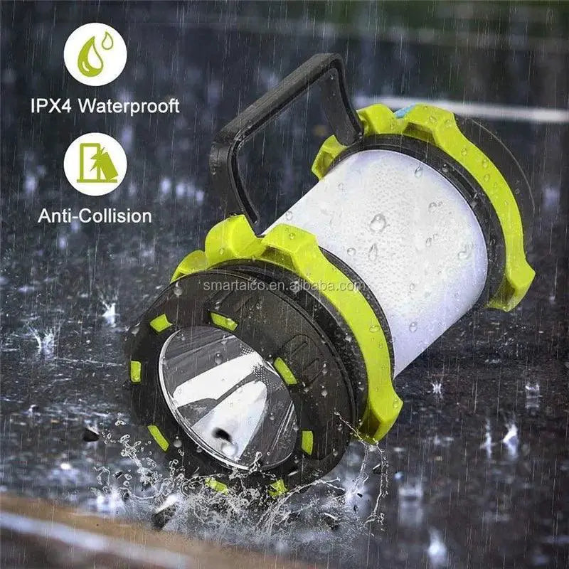 Camping Lantern Rechargeable 3000mAh Power Bank Flashlight