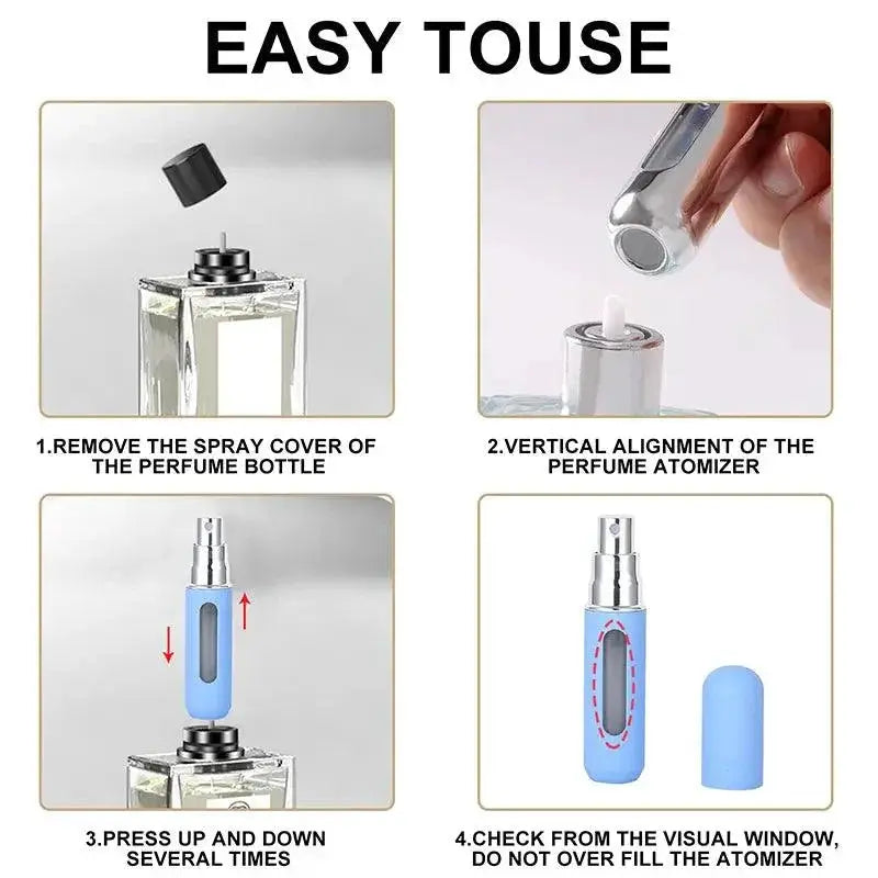 Candy Color Mini Perfume Refill Bottle Portable Travel