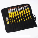 Gouache Brush Roll Bag for Artists Safe