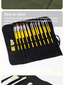 Gouache Brush Roll Bag for Artists Safe
