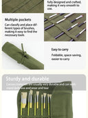 Gouache Brush Roll Bag for Artists Safe