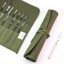 Gouache Brush Roll Bag for Artists Safe
