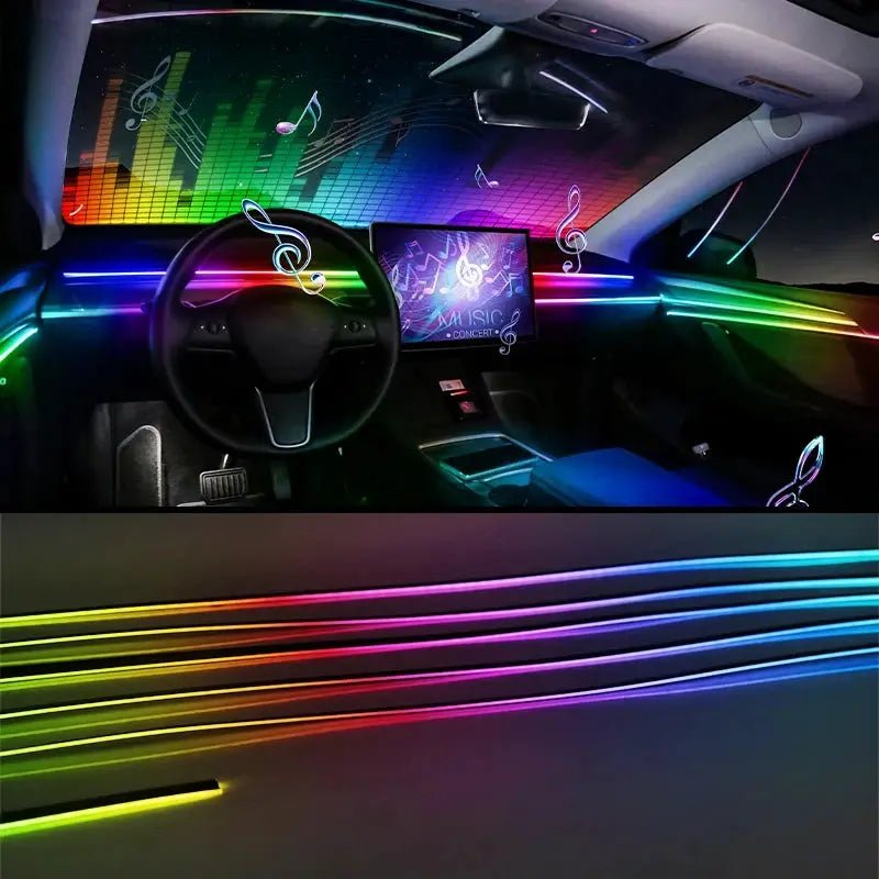 Car Ambient Light Strip for Mood Music