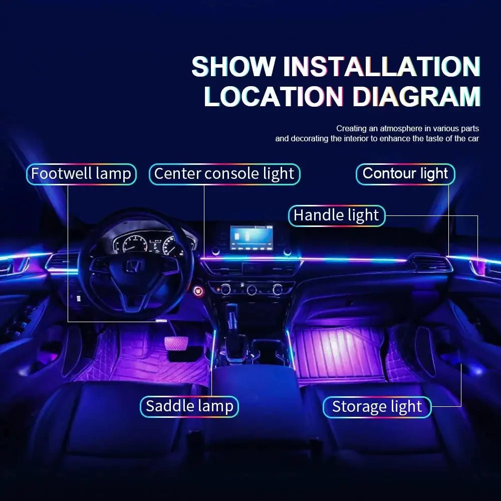 Car Ambient Lighting Kit For Mood
