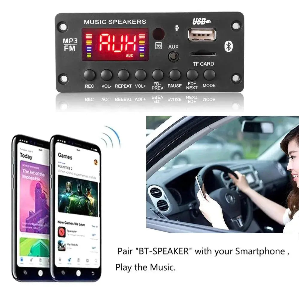 Car Bluetooth MP3 Player High Quality Sound And Recording