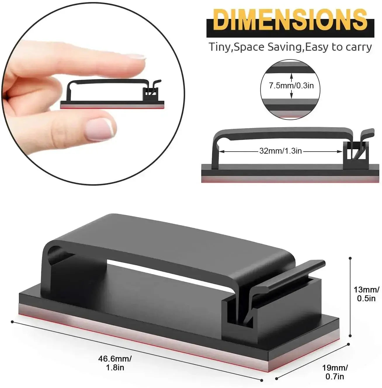 Car Cable Clips Organizer for Efficient Wire Management
