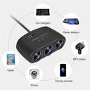 Car Charger 3-In-1 for Dashcam Power