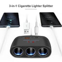 Car Charger 3-In-1 for Dashcam Power