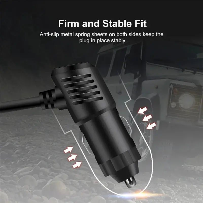 Car Charger 3-In-1 for Dashcam Power