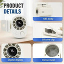 Car Clip On Fan 360 Degree Rotatable USB Rechargeable Portable Cooling On The Go