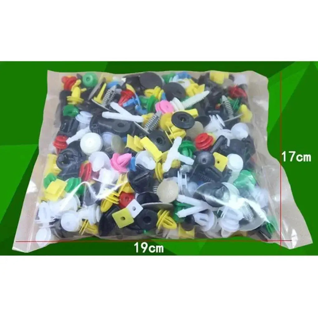 Car Clips Fastener Screws Set Interior Bumper Kit 50Pcs