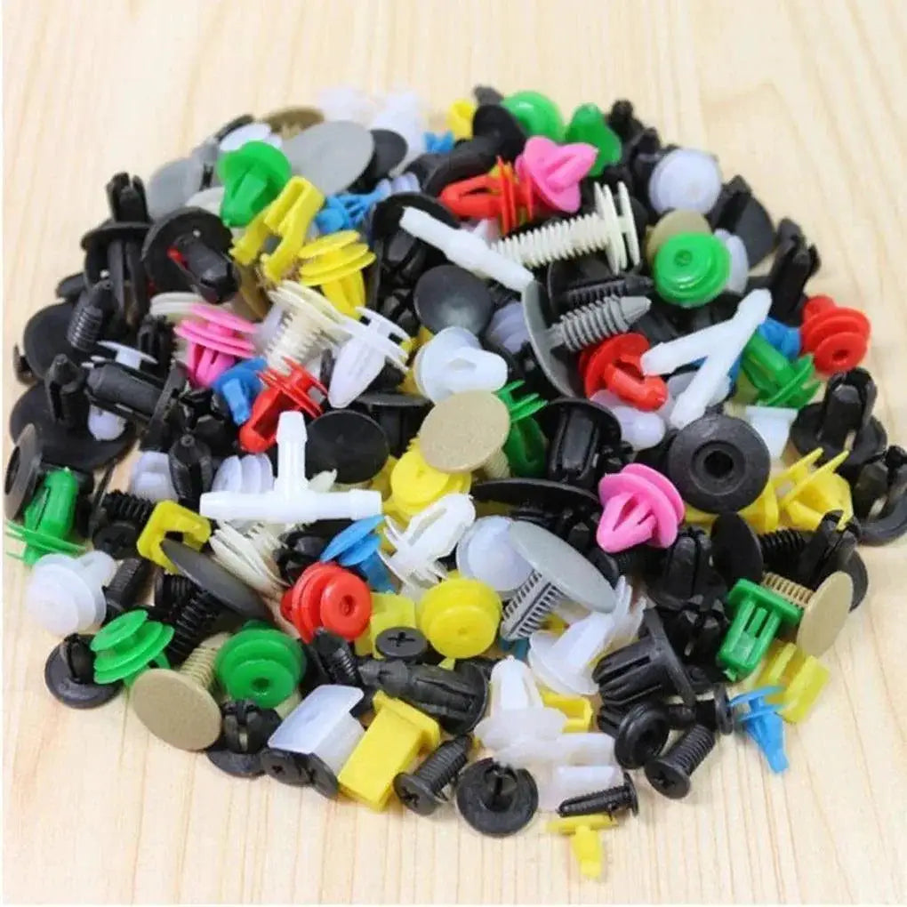 Car Clips Fastener Screws Set Interior Bumper Kit 50Pcs