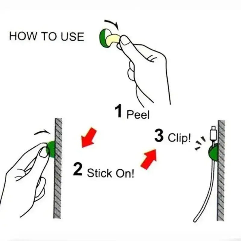 Car Cord Organizers Silicone Clips for Easy Cable Management