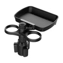 Car Cup Holder Tray Versatile Rotating Drink Snack Organizer