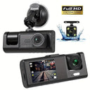 Car Dash Cam HD Three-Lens Night Vision Recorder Device