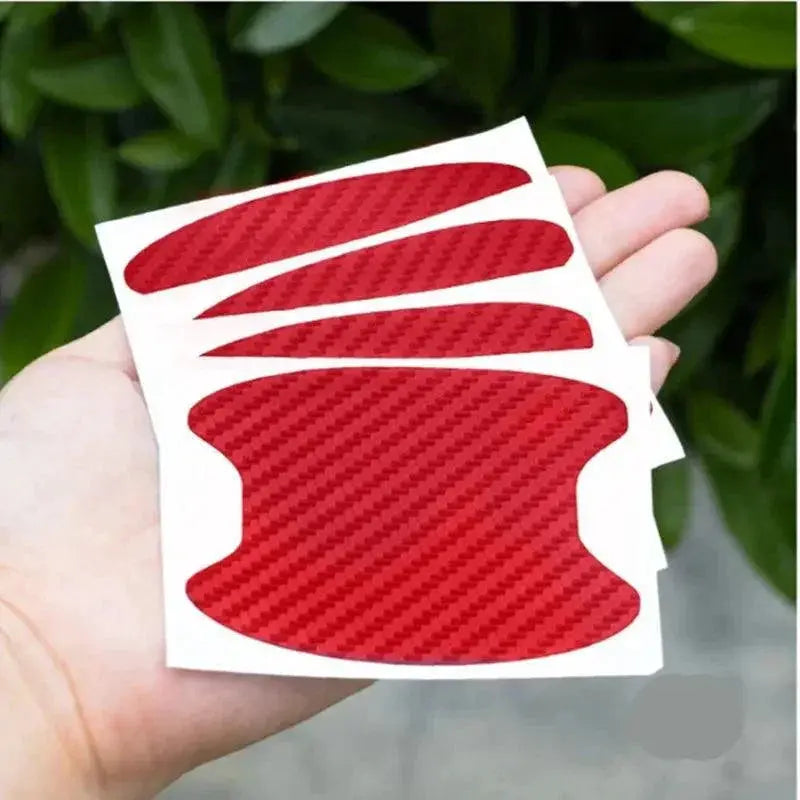 Car Door Carbon Fiber Handle Protection Film Exterior Style