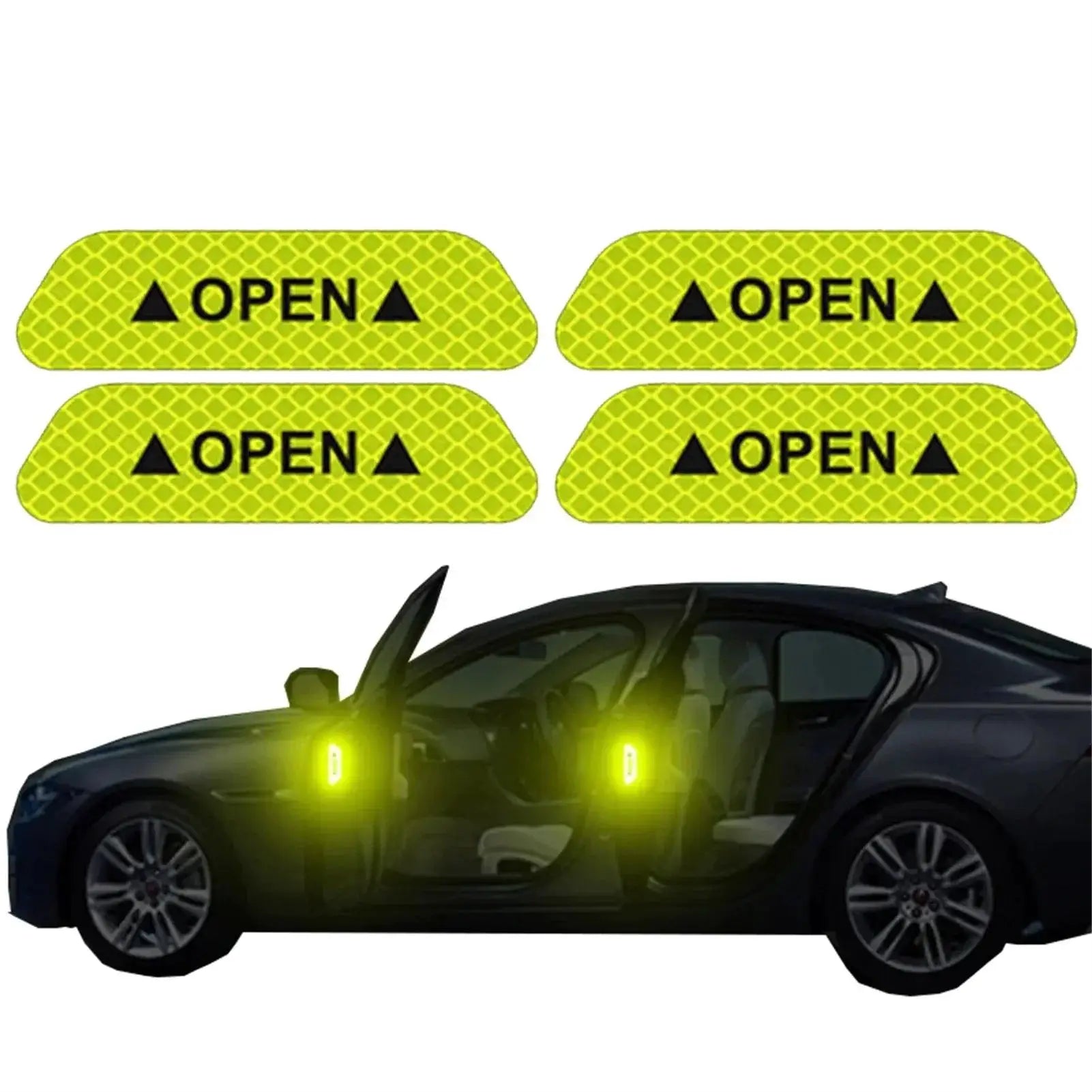 Car Door Reflective Safety Tape Decal For Nighttime Driving
