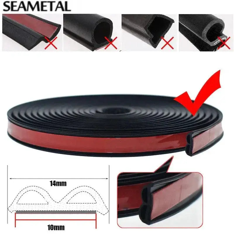 Car Door Seal Strips Enhanced Sound And Weather Protection