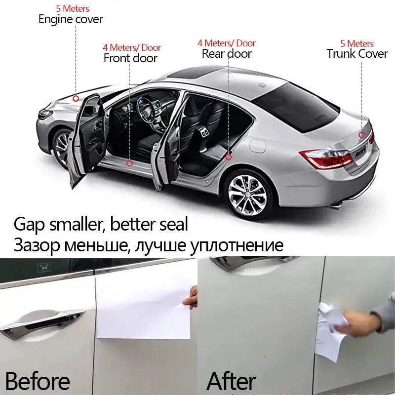 Car Door Seal Strips Enhanced Sound And Weather Protection