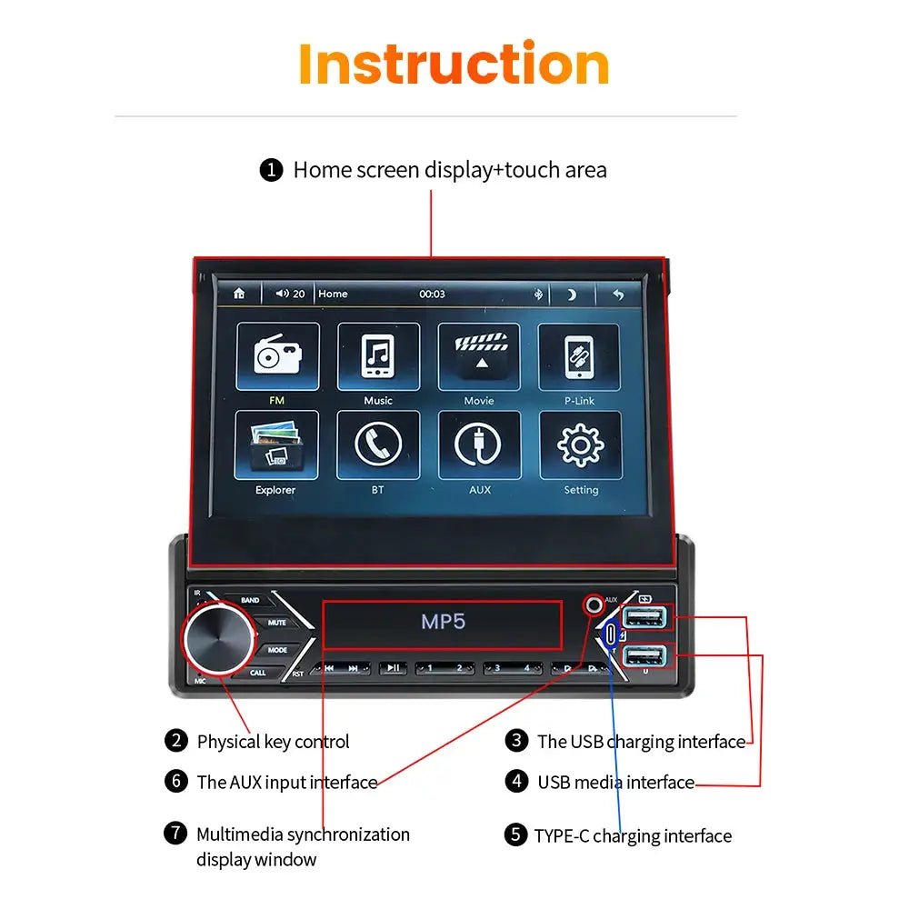 Car Head Unit For Drivers With CarPlay