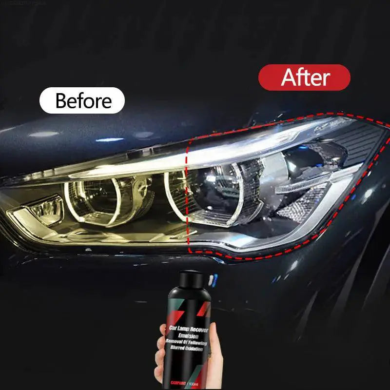 Car Headlight Restoration Kit Renewed Headlights For Safety