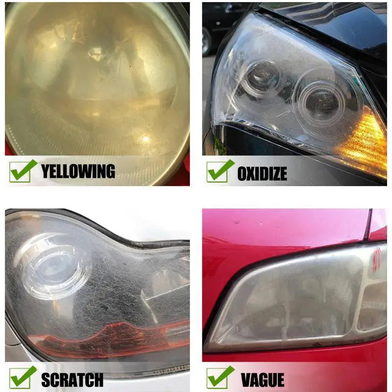 Car Headlight Restoration Kit Renewed Headlights For Safety