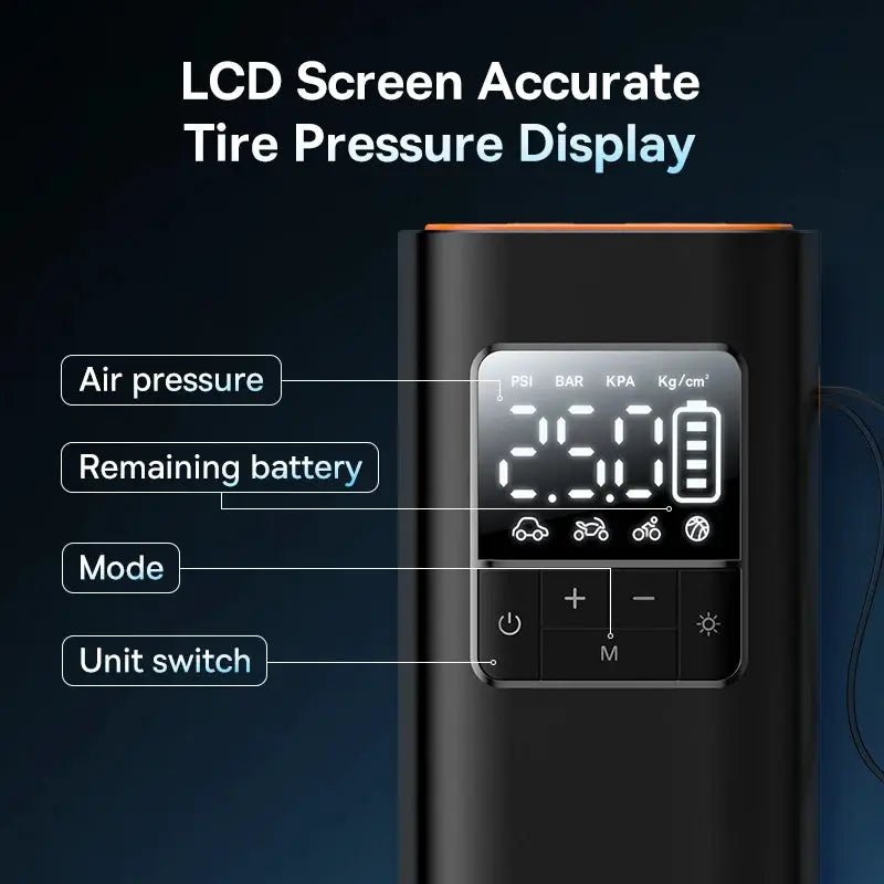 Car Inflator for Drivers Fast Inflation