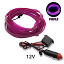 Car Interior LED Neon Light Strip Flexible USB Powered
