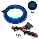 Car Interior LED Neon Light Strip Flexible USB Powered