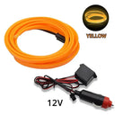 Car Interior LED Neon Light Strip Flexible USB Powered