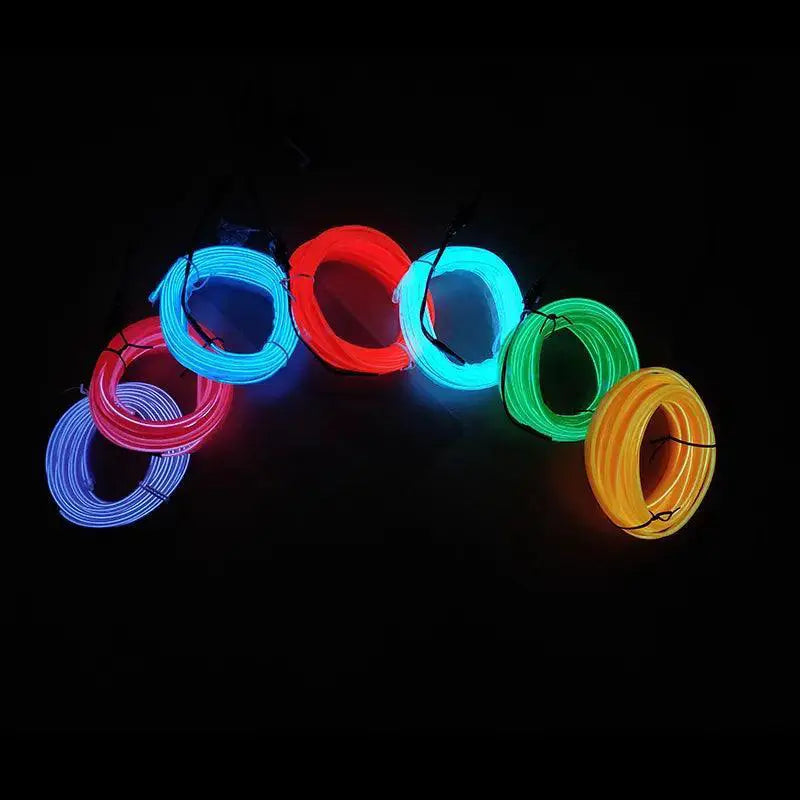 Car Interior LED Neon Strip Ambient USB Party Light