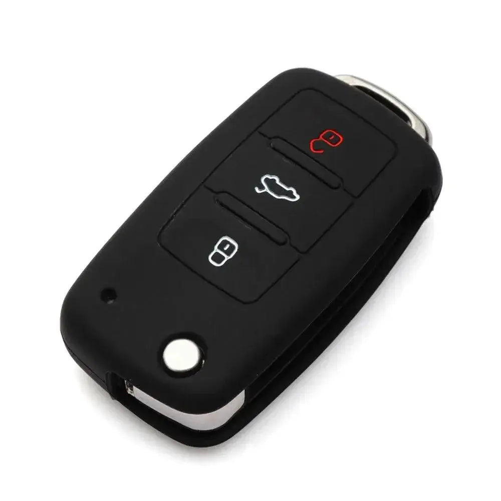 Car Key Case Silicone Cover for VW Golf Jetta Skoda Ibiza