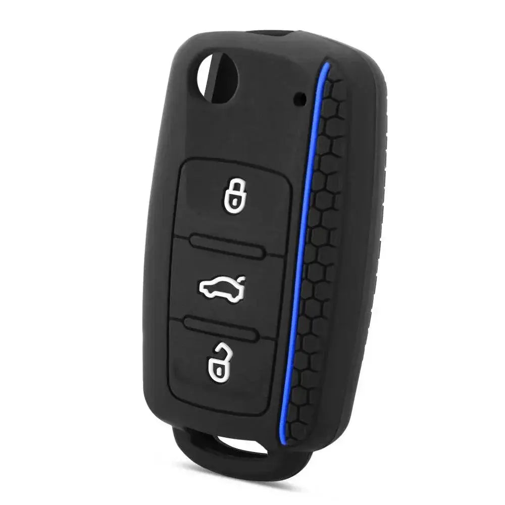 Car Key Case Silicone Cover for VW Golf Jetta Skoda Ibiza