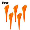 Spill-Free Long Stem Fuel Funnel For Cars