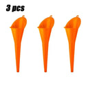 Spill-Free Long Stem Fuel Funnel For Cars