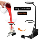 Car Paint Sprayer Stand Bracket Paper Funnel Rack Holder