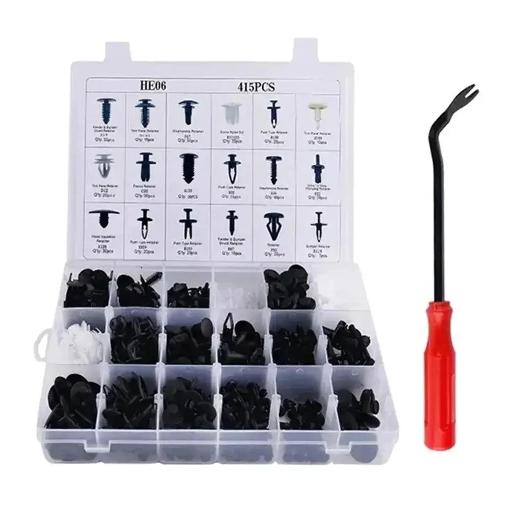 Car Plastic Retainer Clips Set 680 Piece Universal Fit Kit
