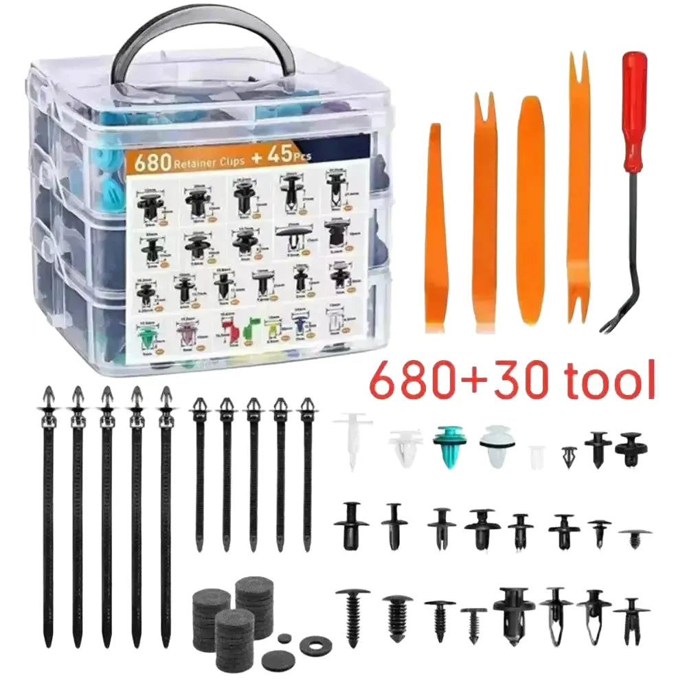 Durable Car Clip Kit for Universal Trim — product view 1