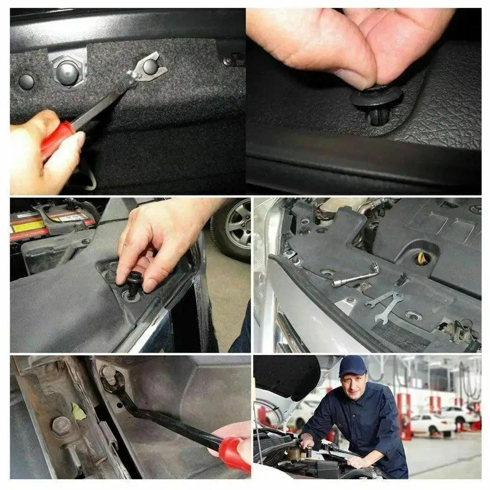 Car Plastic Retainer Clips Set 680 Piece Universal Fit Kit