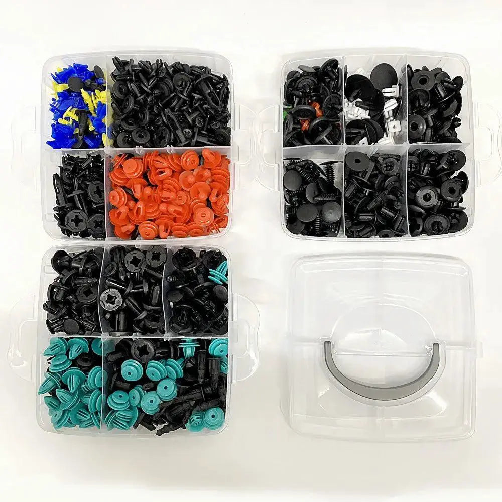 Car Plastic Retainer Clips Set 680 Piece Universal Fit Kit