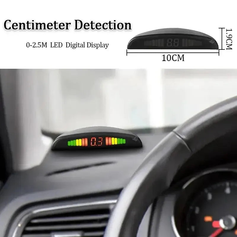 Car Reverse Backup Parking Sensor System With LED Display