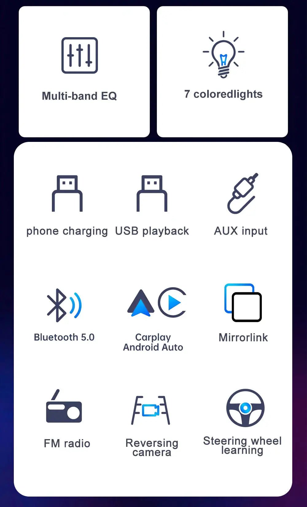 Car Stereo for Drivers CarPlay