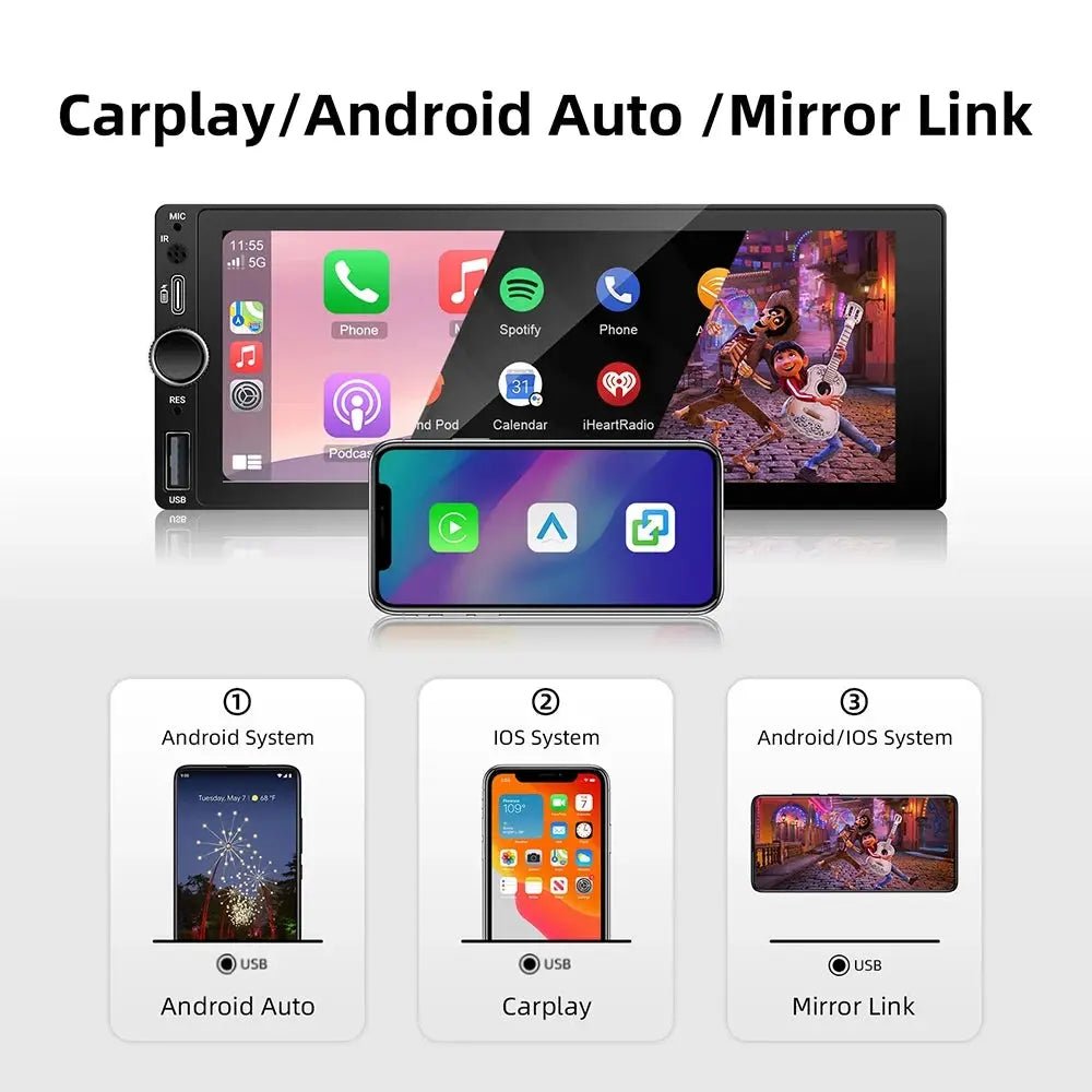 Car Stereo with CarPlay for Cars