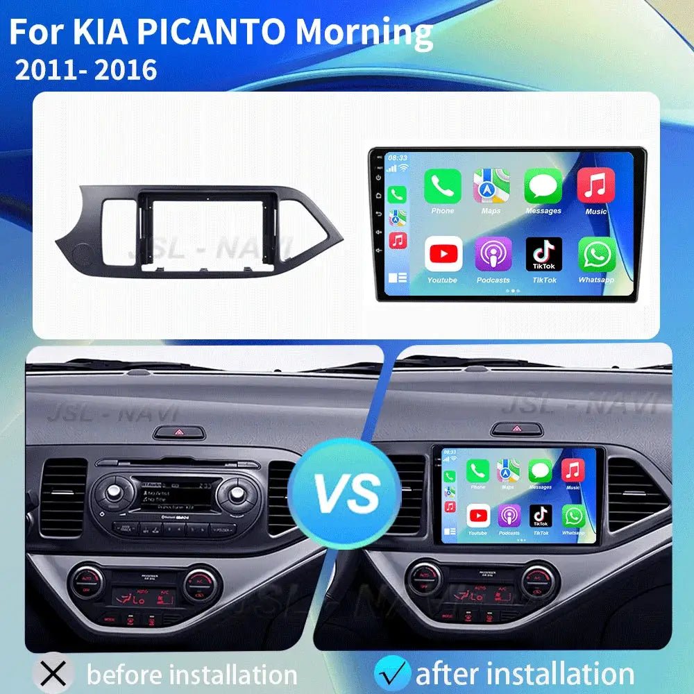Car Stereo With CarPlay For Kia Picanto