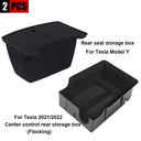 Car Storage Box: Tesla Model Y Model 3 Armrest Organizer